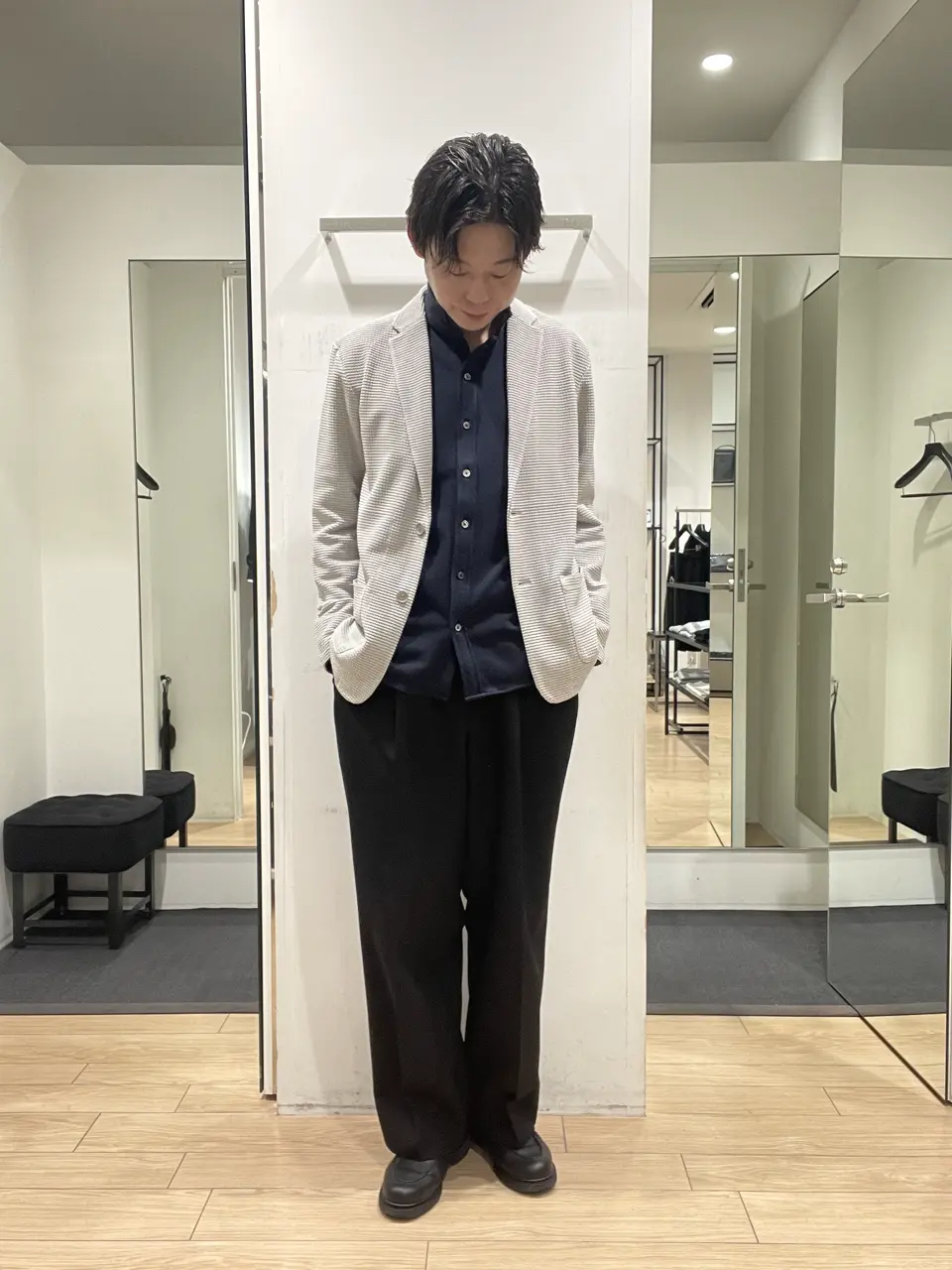 JOSEPH HOMME 佐藤健人 コーディネート画像