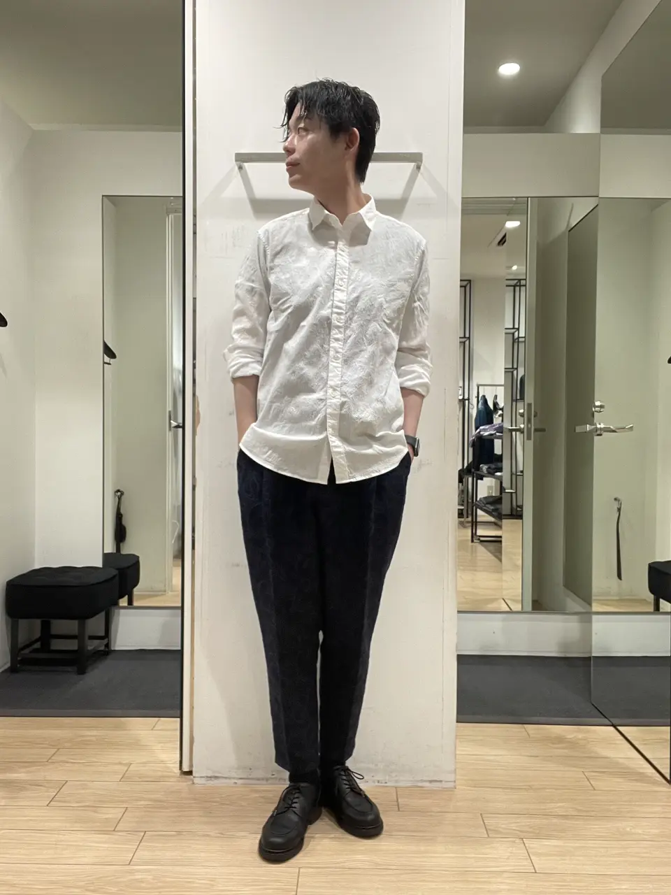 JOSEPH HOMME 佐藤健人 コーディネート画像