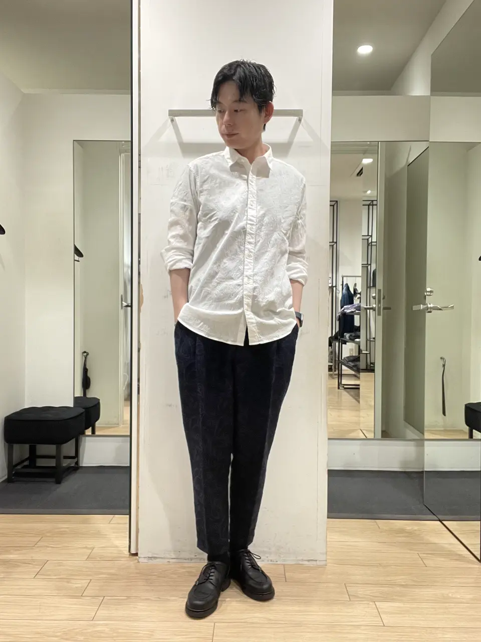 JOSEPH HOMME 佐藤健人 コーディネート画像