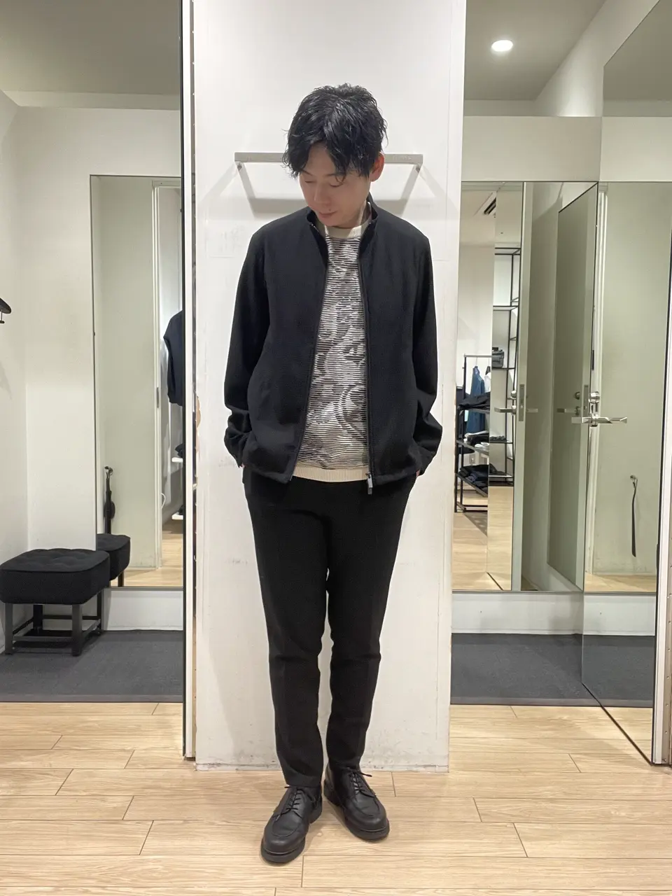 JOSEPH HOMME 佐藤健人 コーディネート画像