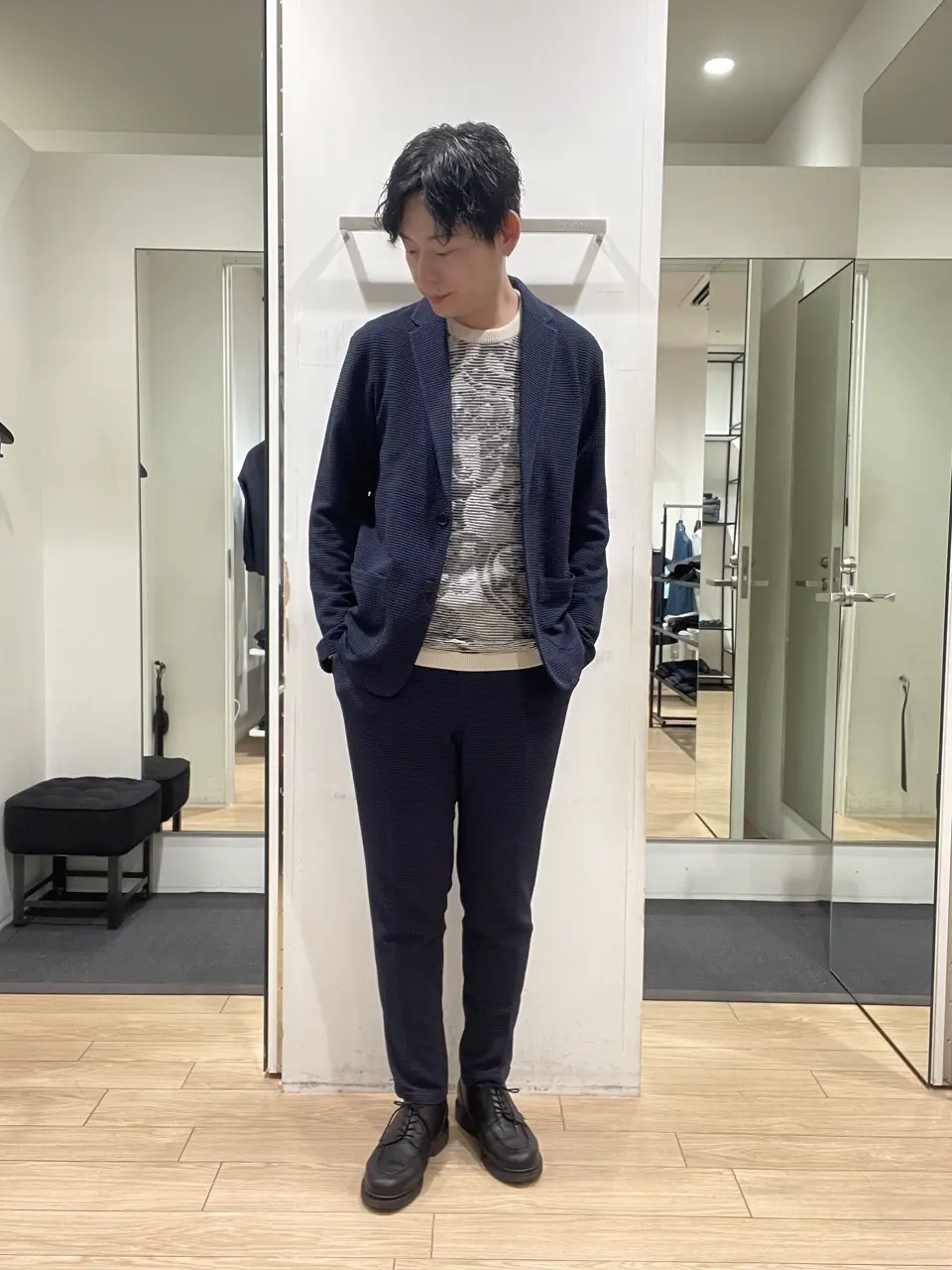 JOSEPH HOMME 佐藤健人 コーディネート画像