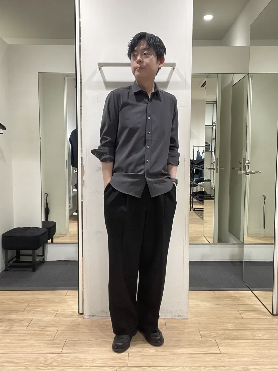 JOSEPH HOMME 佐藤健人 コーディネート画像