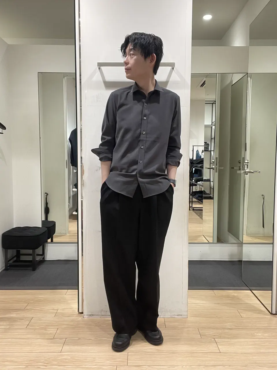 JOSEPH HOMME 佐藤健人 コーディネート画像