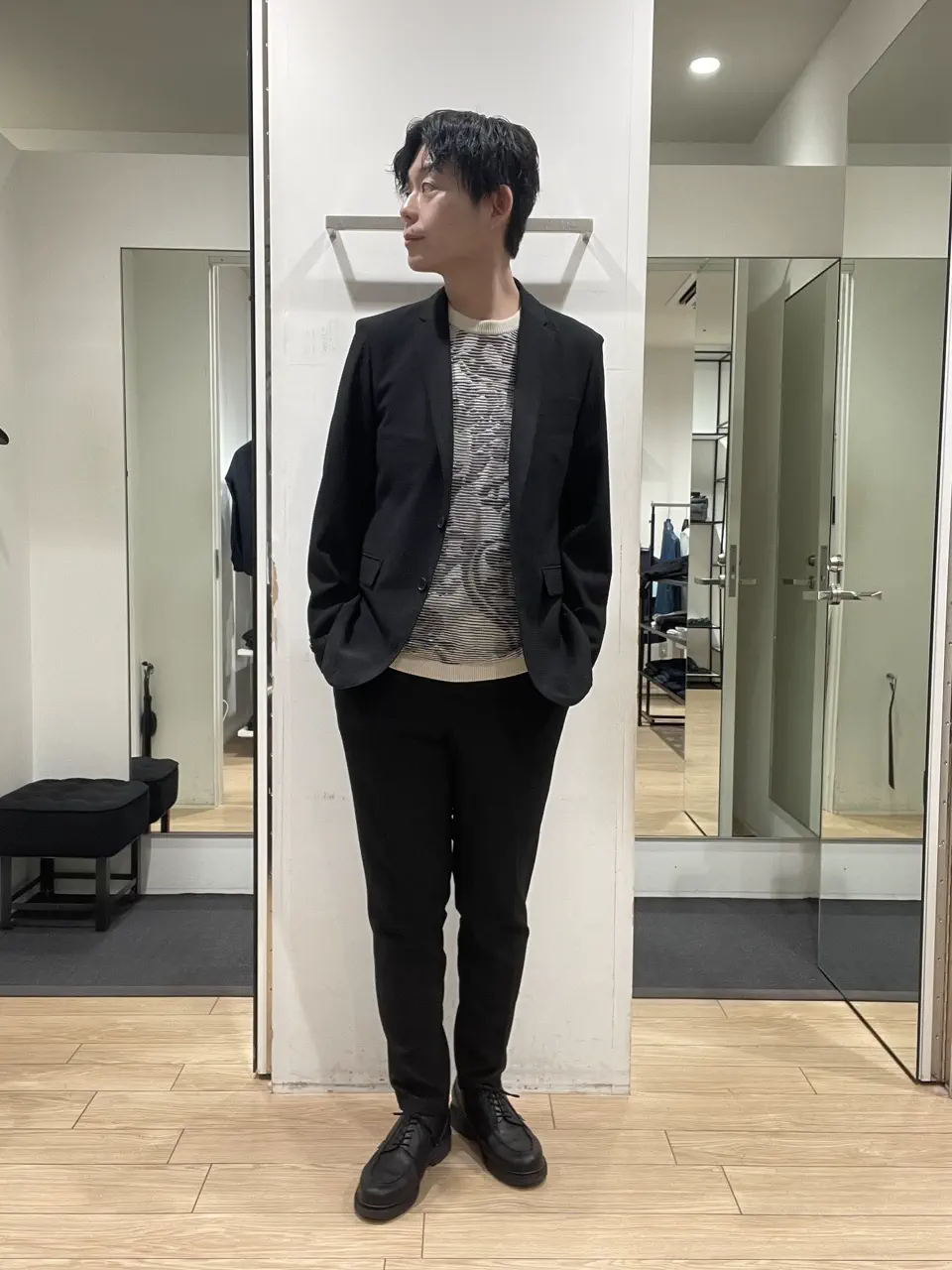 JOSEPH HOMME 佐藤健人 コーディネート画像