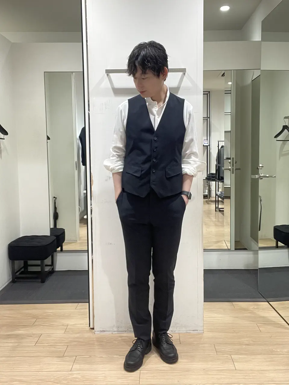 JOSEPH HOMME 佐藤健人 コーディネート画像