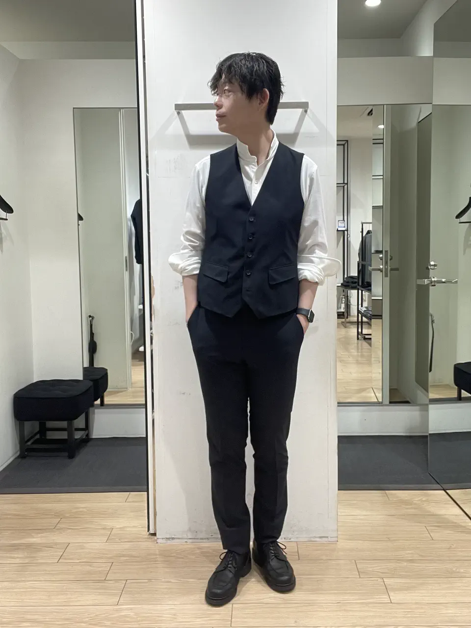 JOSEPH HOMME 佐藤健人 コーディネート画像