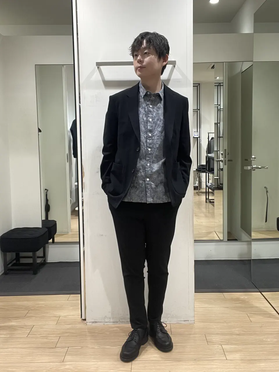 JOSEPH HOMME 佐藤健人 コーディネート画像