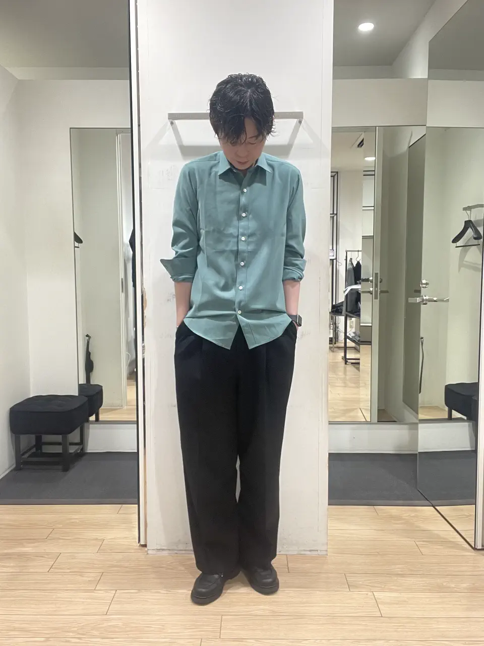 JOSEPH HOMME 佐藤健人 コーディネート画像
