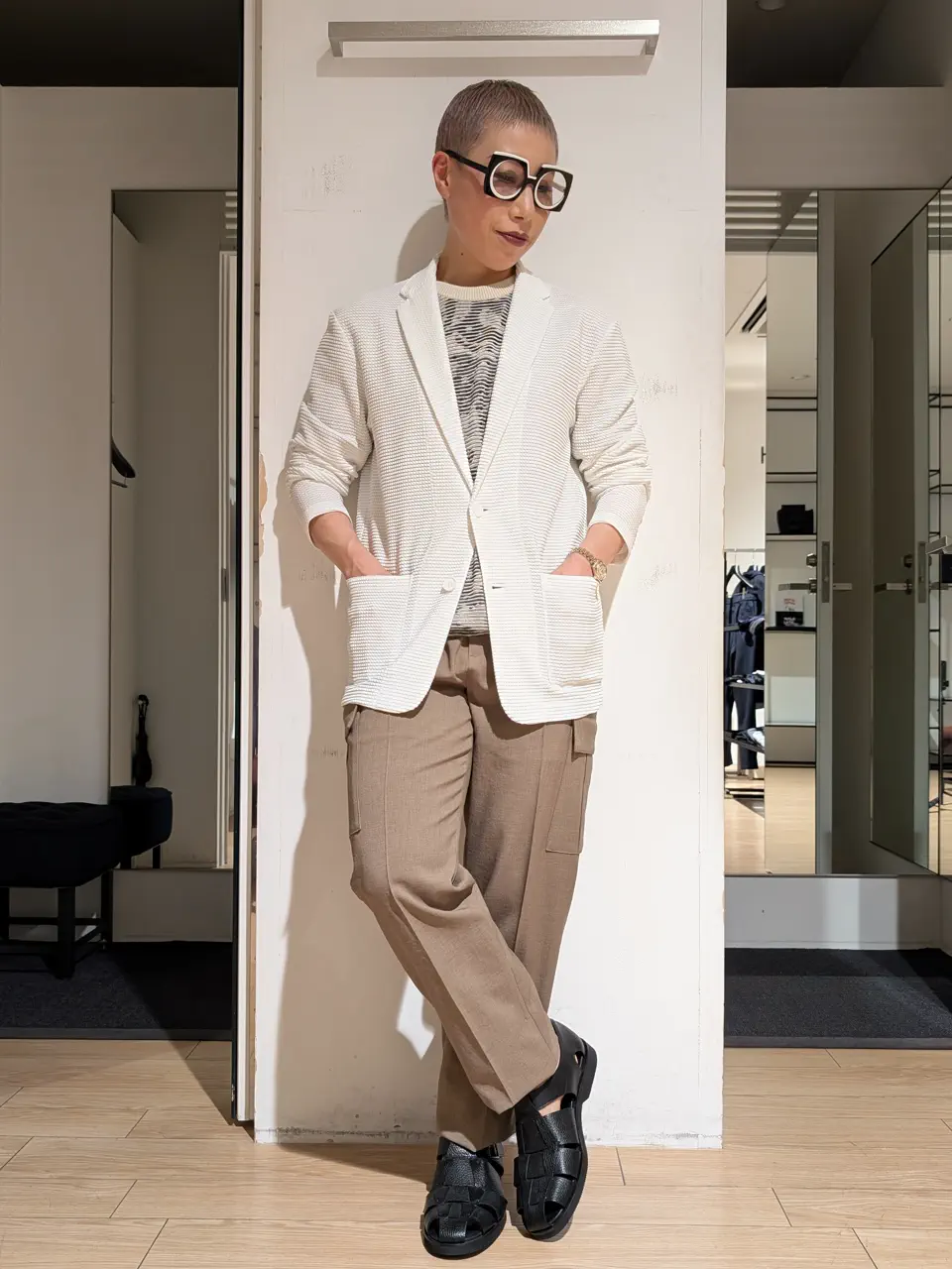 JOSEPH HOMME 橋本 コーディネート画像