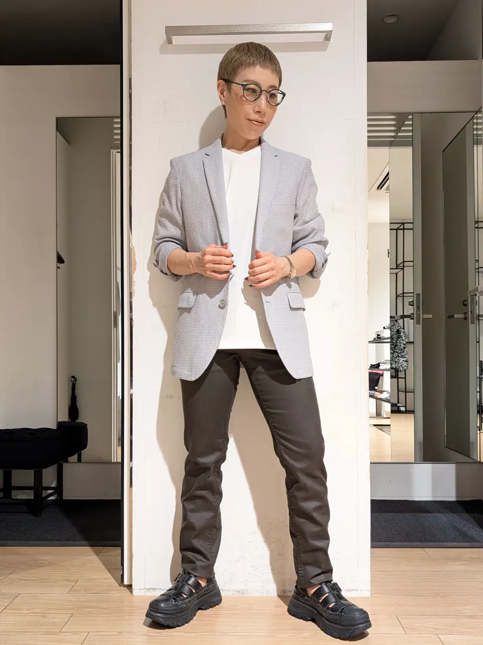 JOSEPH HOMME 橋本 コーディネート画像