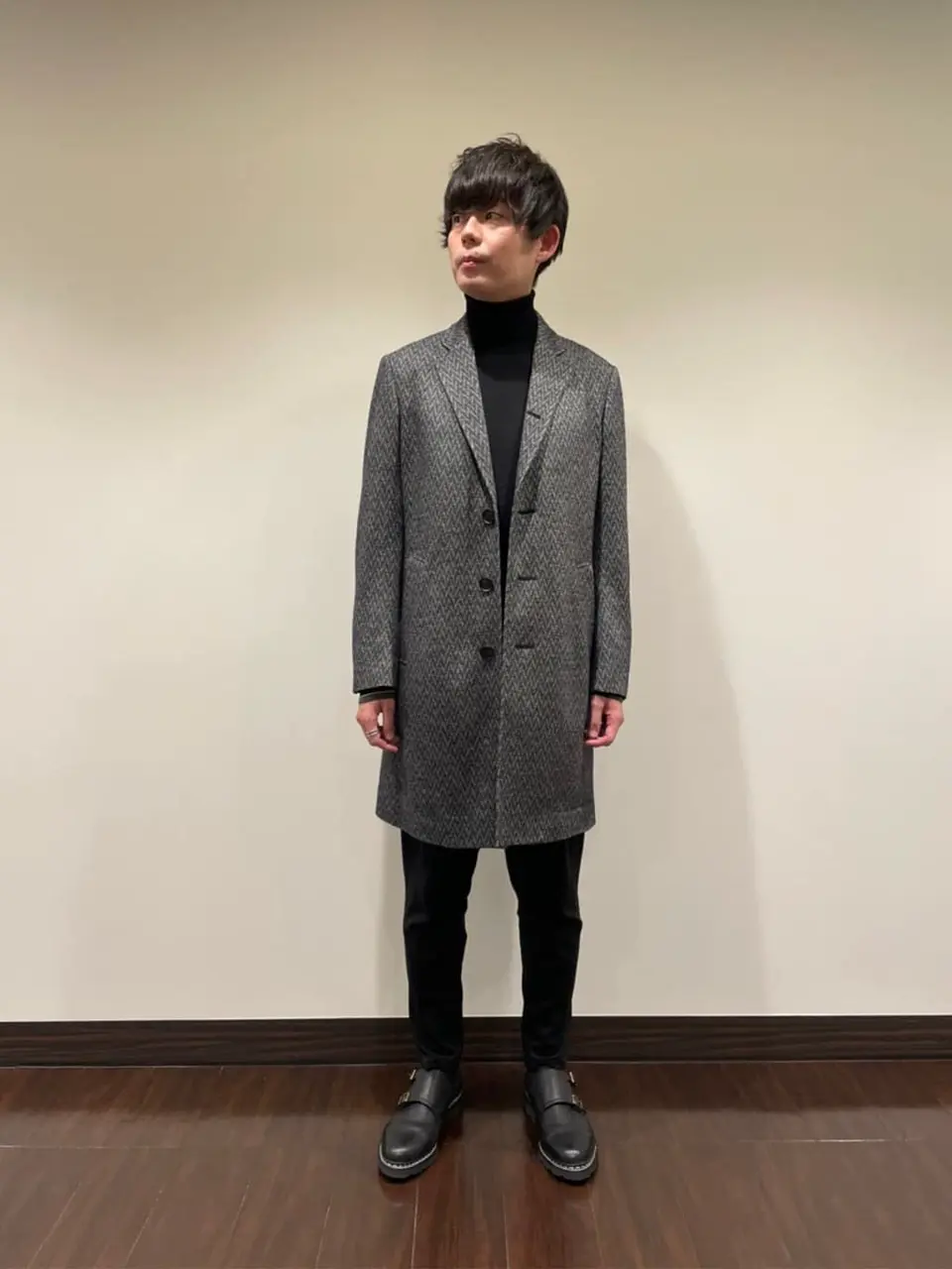 JOSEPH HOMME 佐藤健人 コーディネート画像