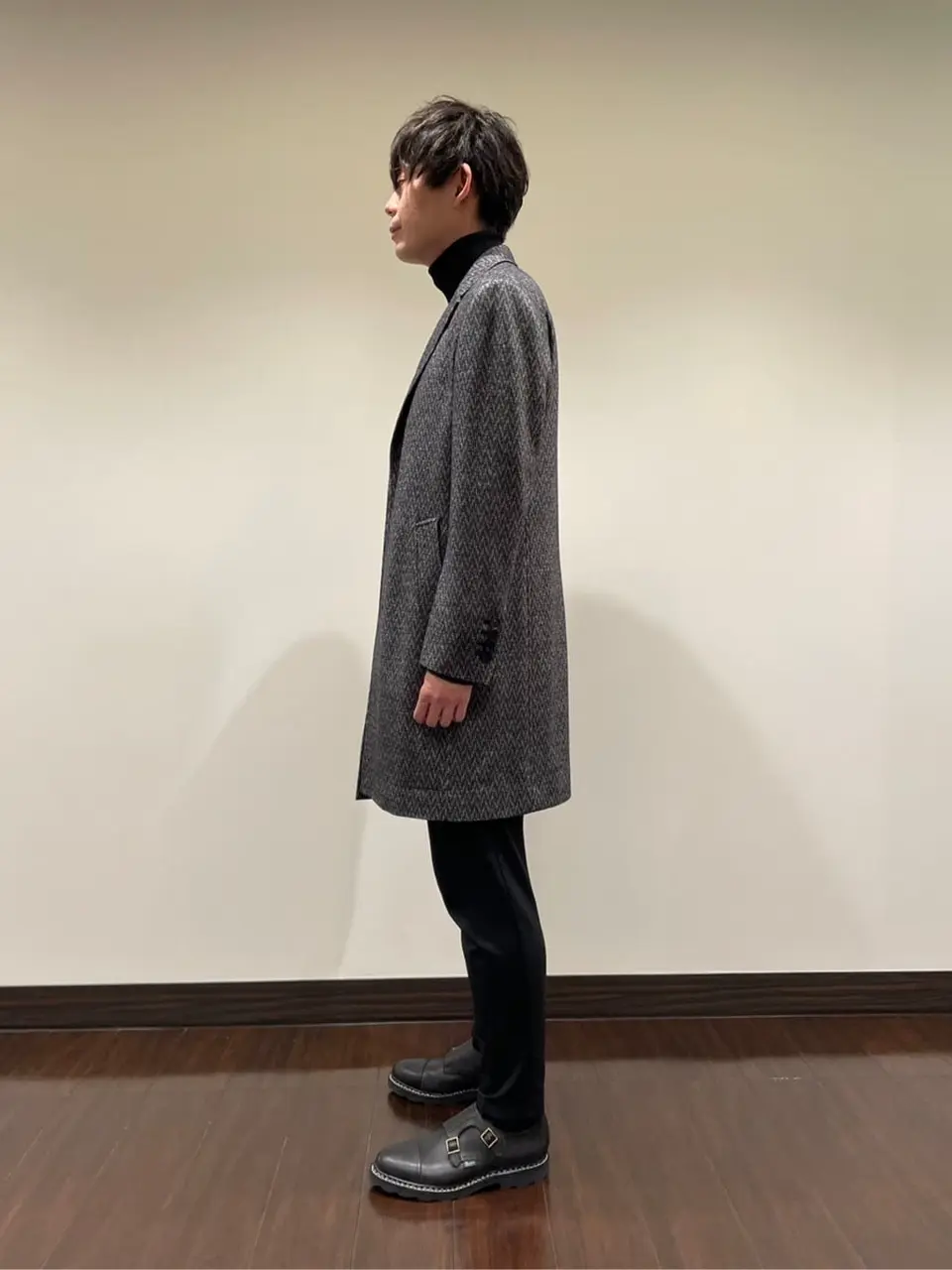 JOSEPH HOMME 佐藤健人 コーディネート画像