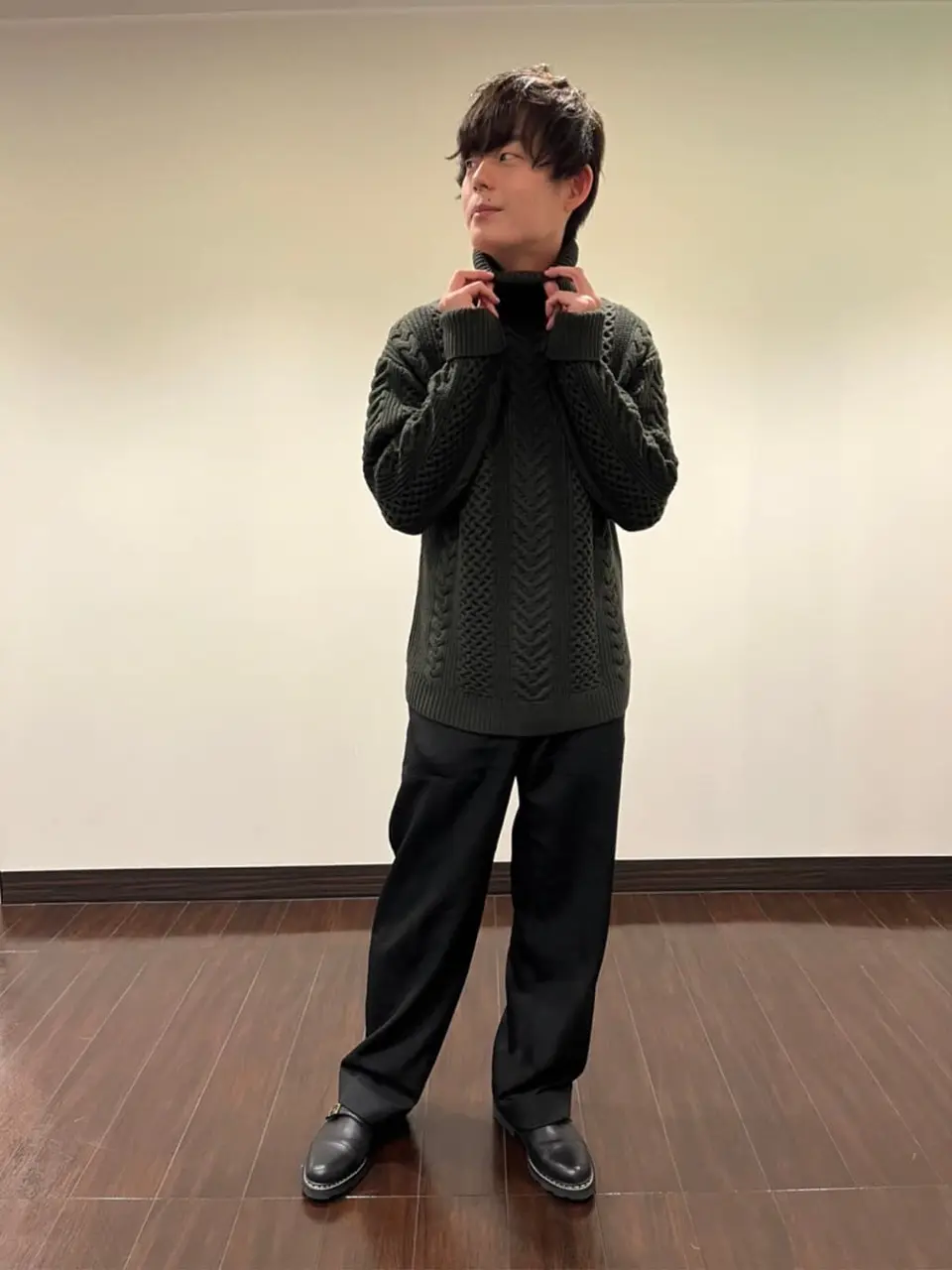 JOSEPH HOMME 佐藤健人 コーディネート画像