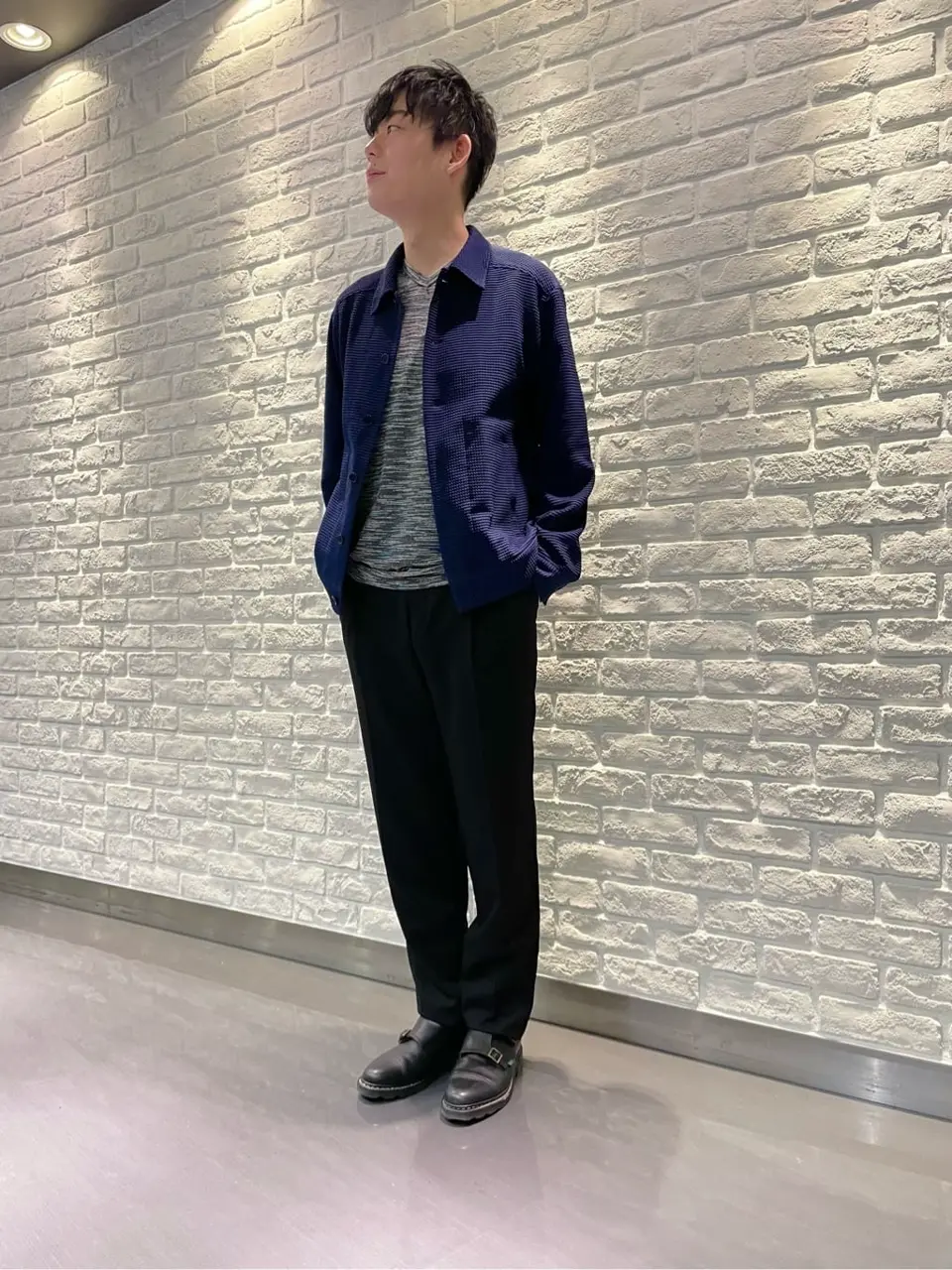 JOSEPH HOMME 佐藤健人 コーディネート画像