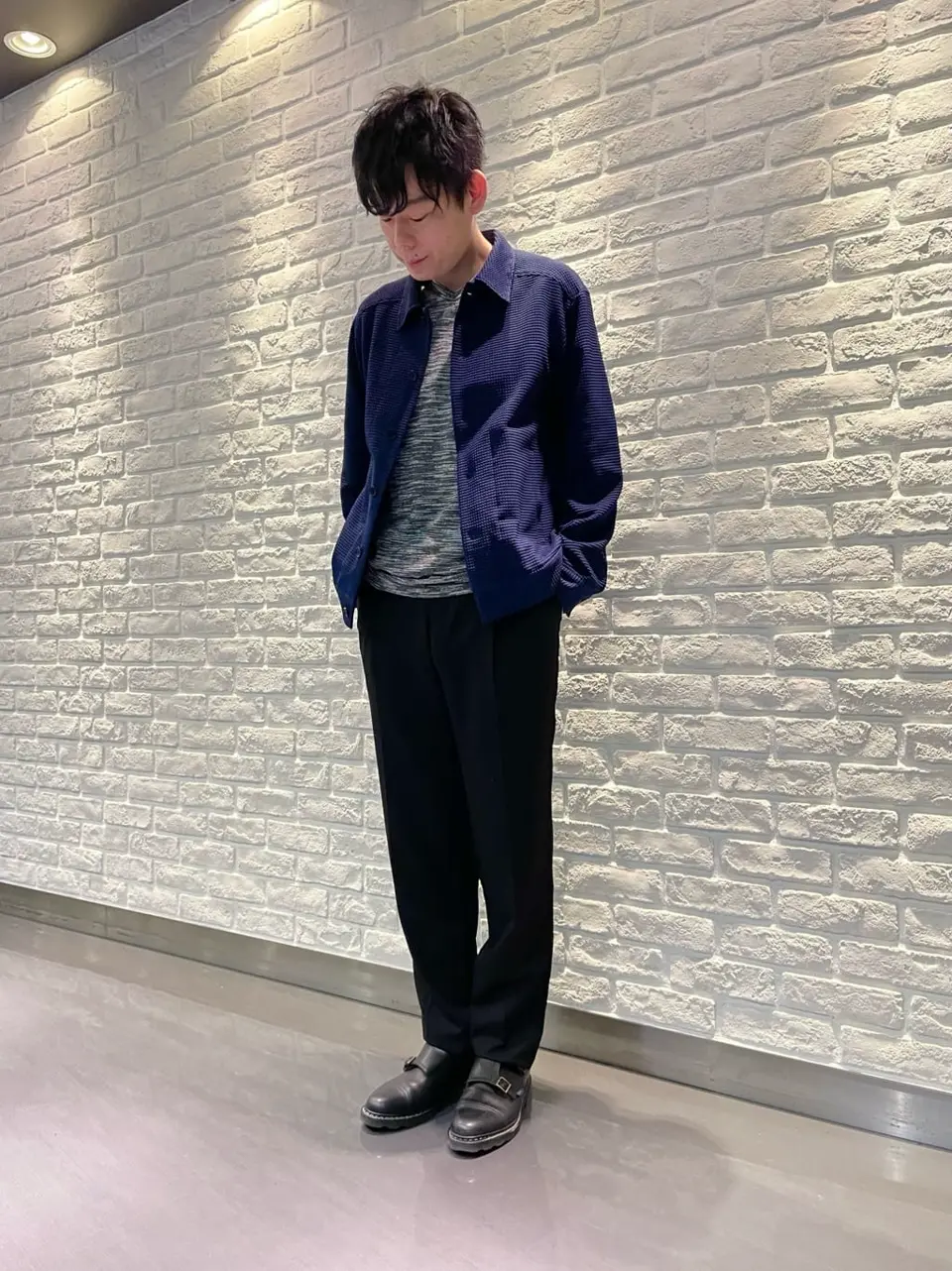 JOSEPH HOMME 佐藤健人 コーディネート画像