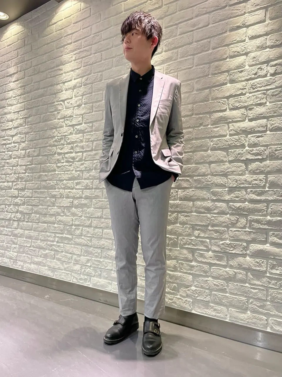 JOSEPH HOMME 佐藤健人 コーディネート画像