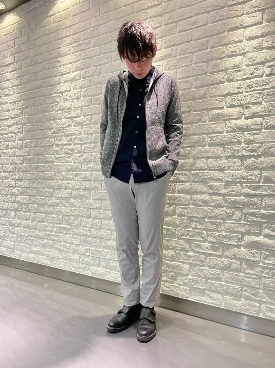 JOSEPH HOMME 佐藤健人 コーディネート画像