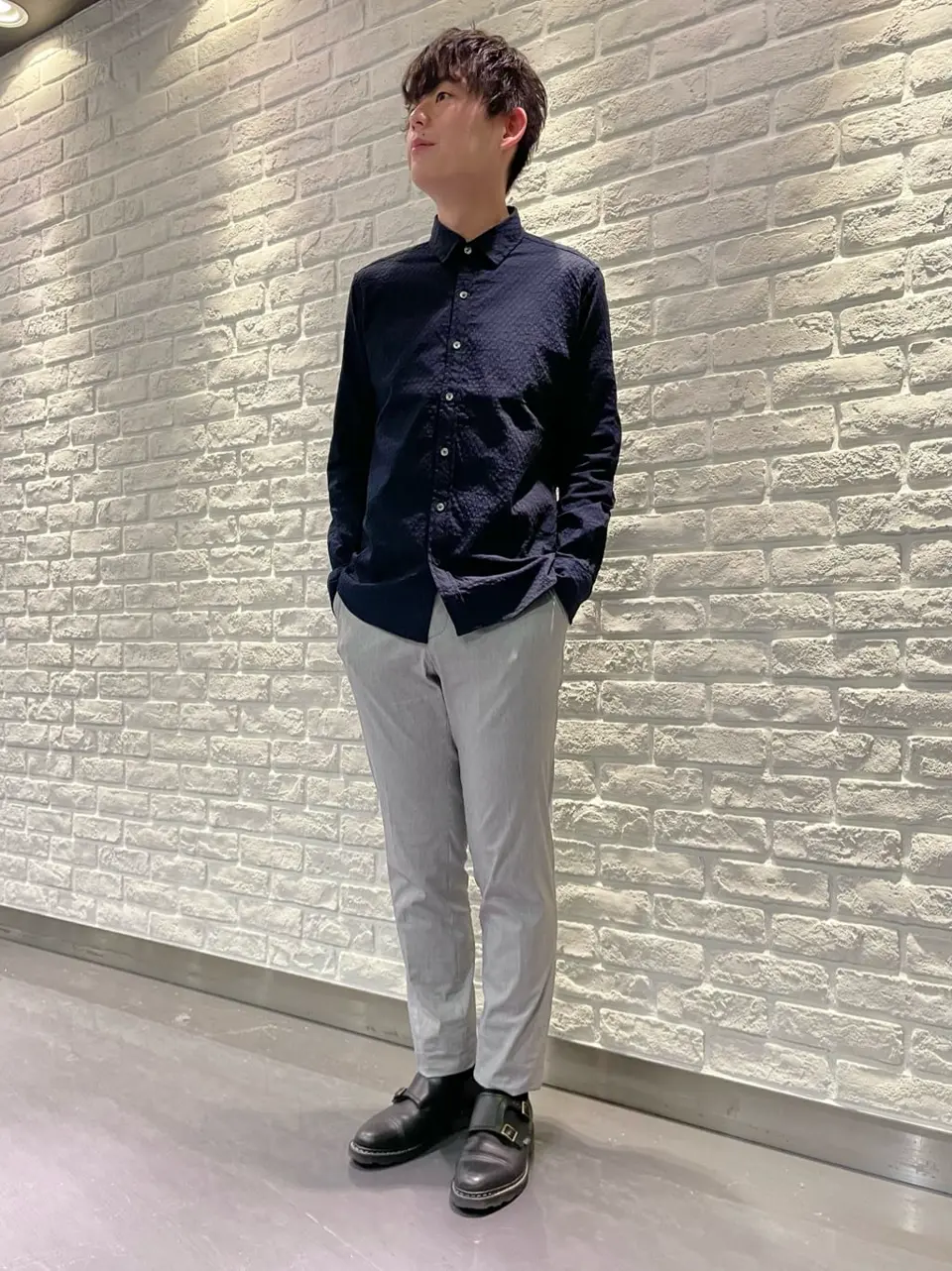 JOSEPH HOMME 佐藤健人 コーディネート画像