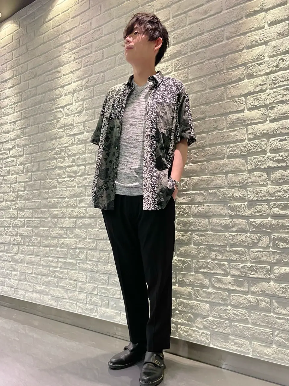 JOSEPH HOMME 佐藤健人 コーディネート画像