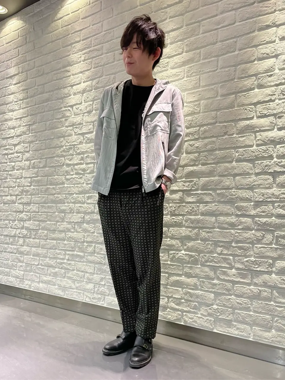 JOSEPH HOMME 佐藤健人 コーディネート画像