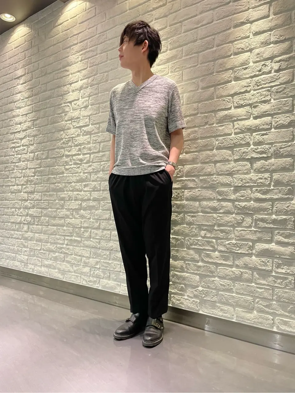 JOSEPH HOMME 佐藤健人 コーディネート画像