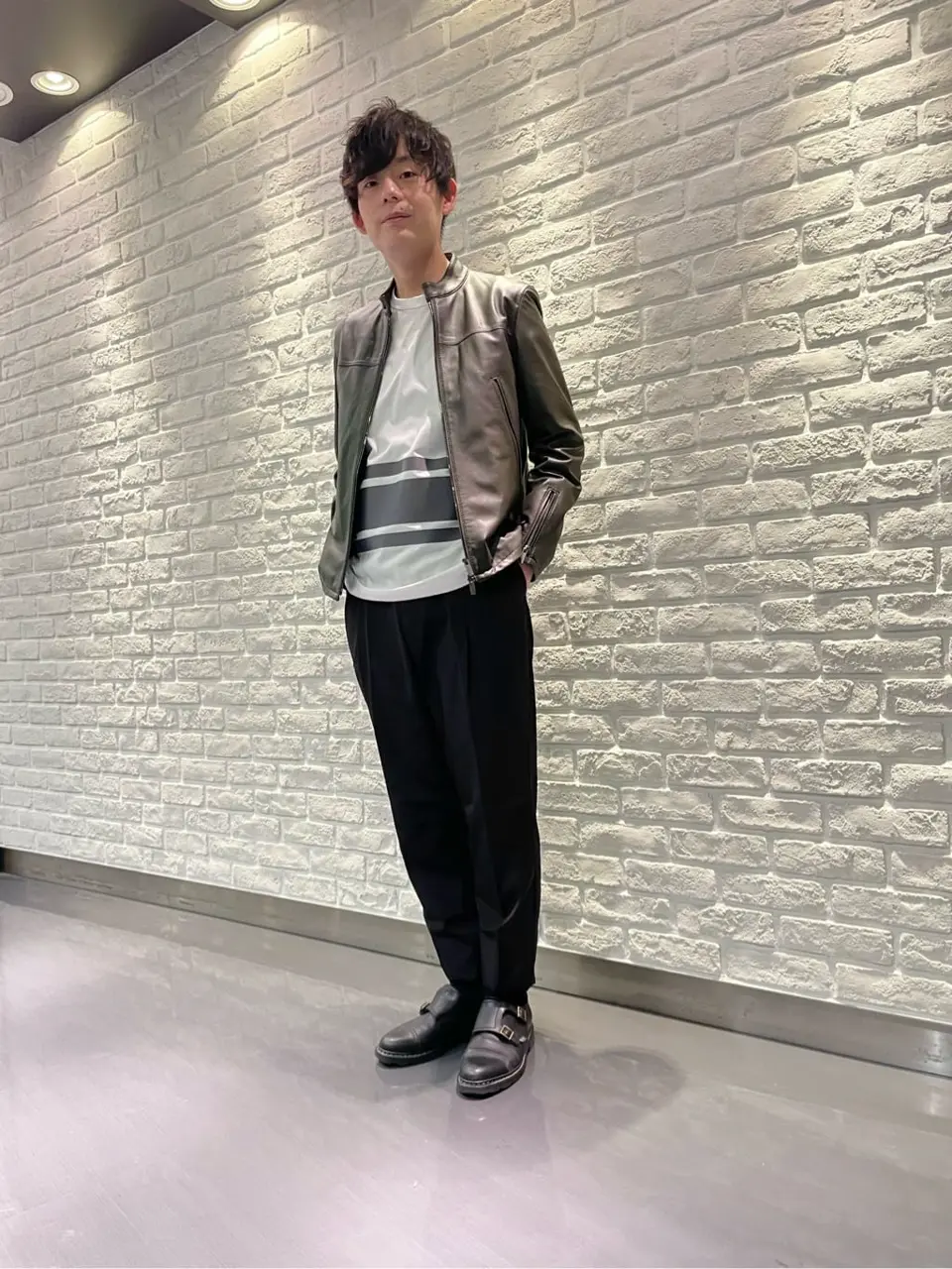 JOSEPH HOMME 佐藤健人 コーディネート画像