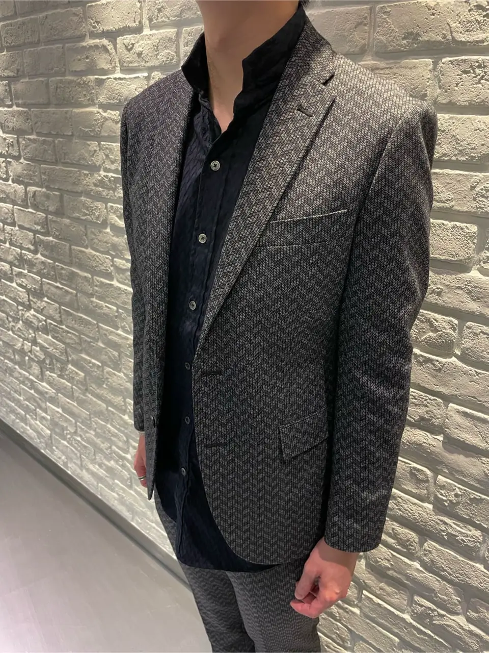 JOSEPH HOMME 佐藤健人 コーディネート画像