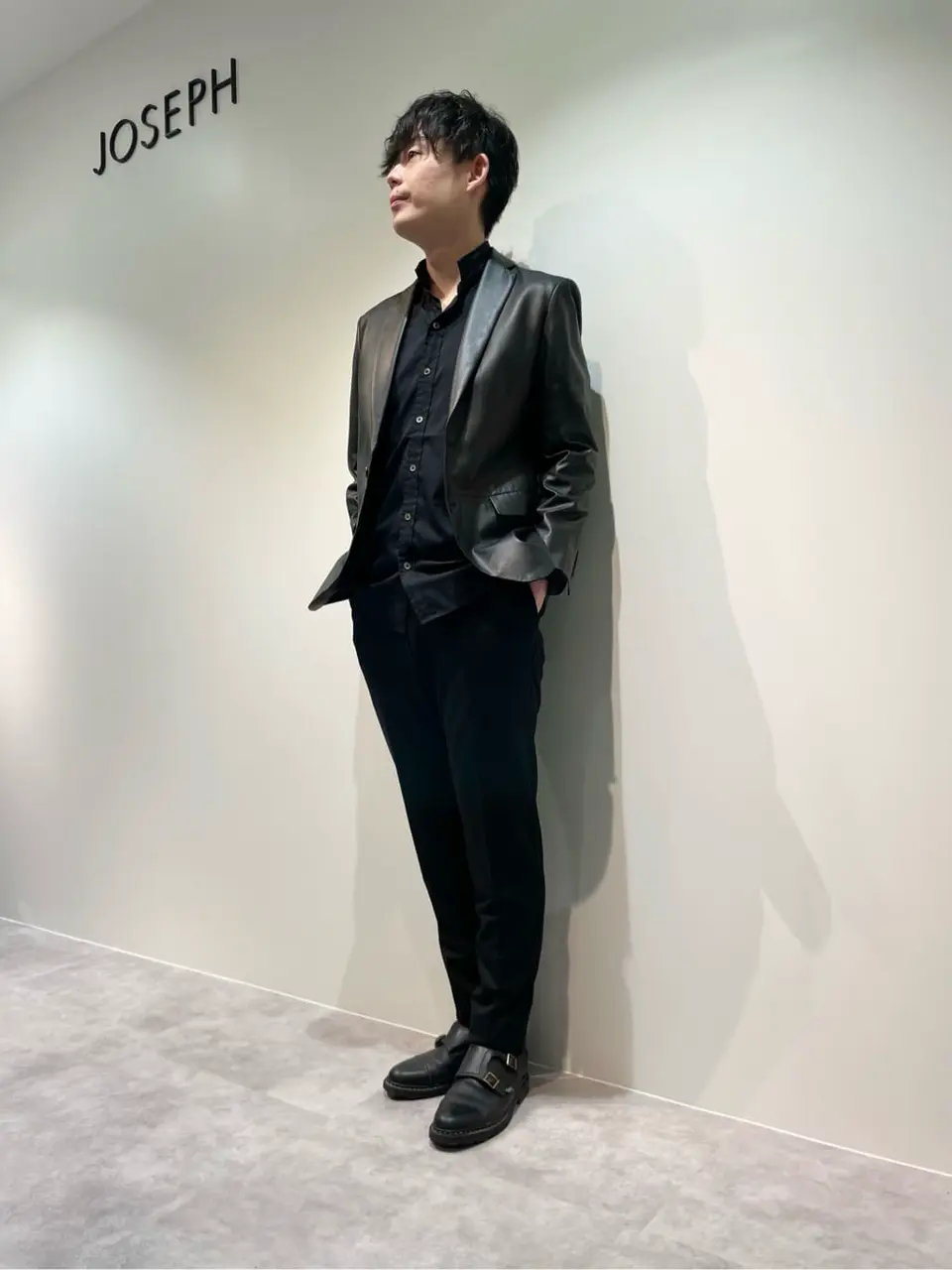 JOSEPH HOMME 佐藤健人 コーディネート画像