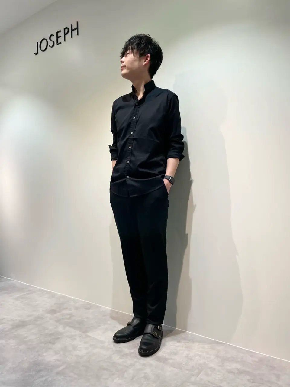 JOSEPH HOMME 佐藤健人 コーディネート画像