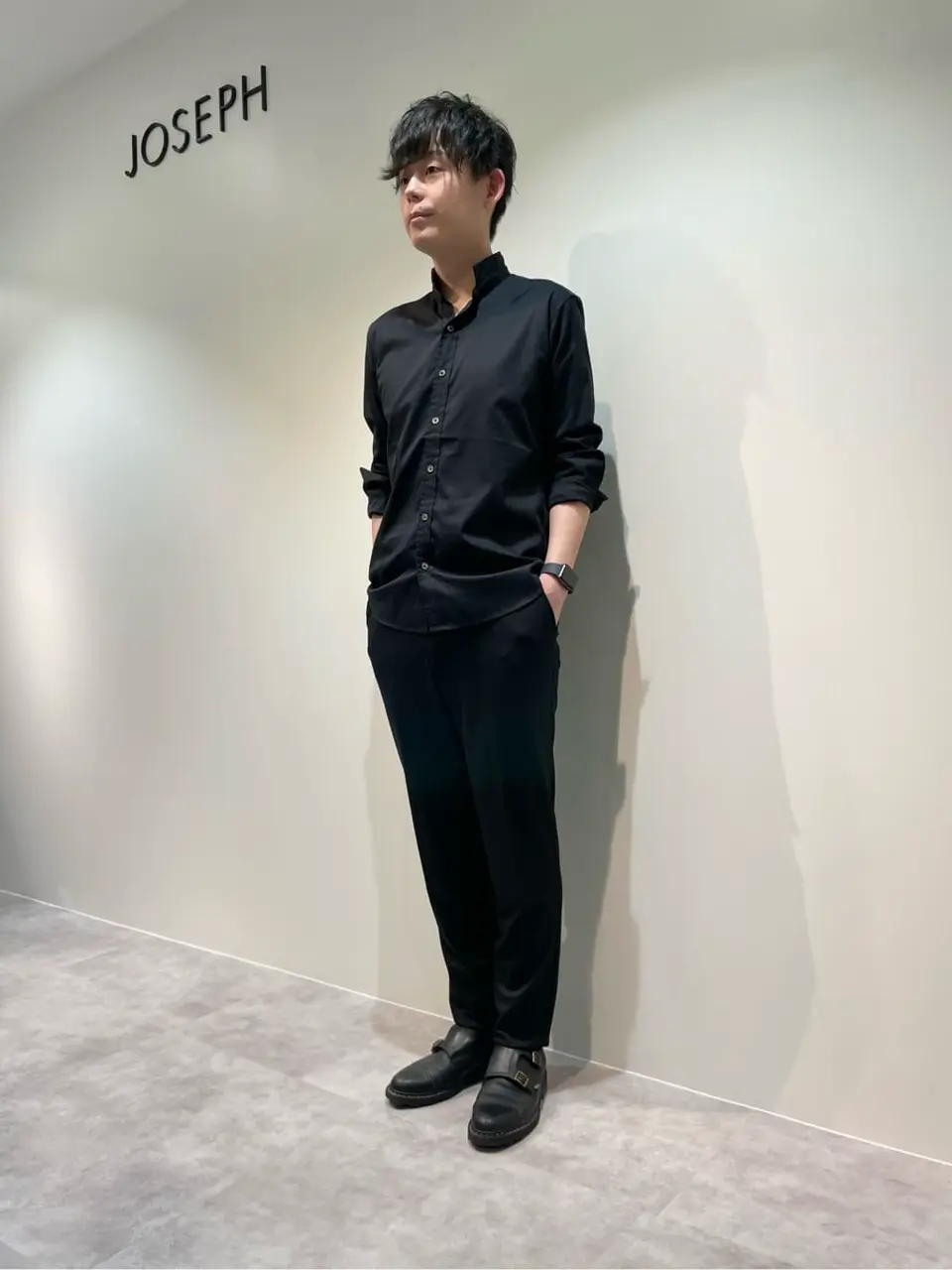 JOSEPH HOMME 佐藤健人 コーディネート画像