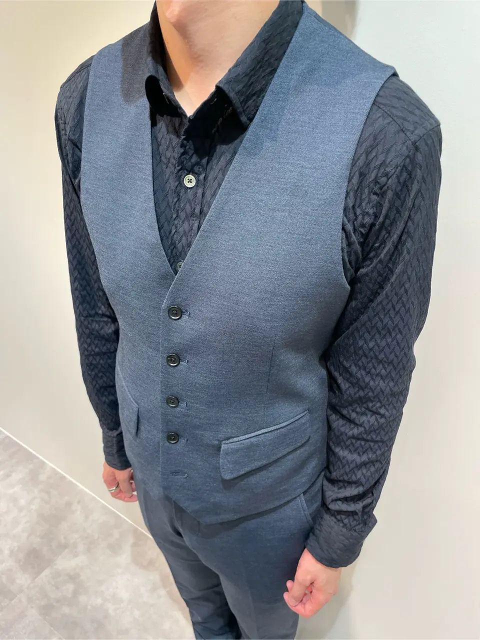 JOSEPH HOMME 佐藤健人 コーディネート画像