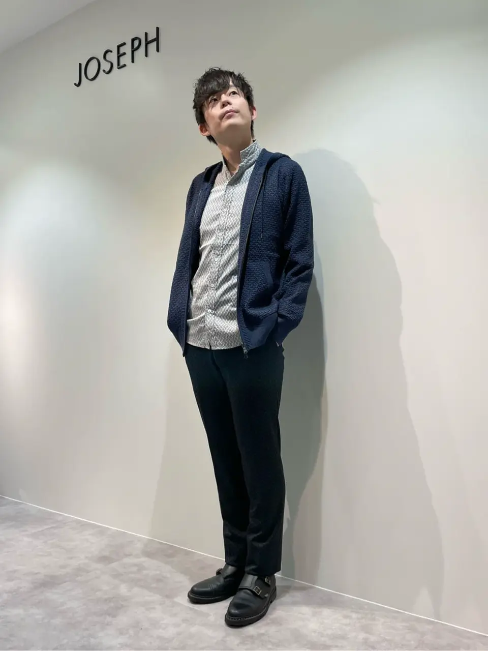 JOSEPH HOMME 佐藤健人 コーディネート画像