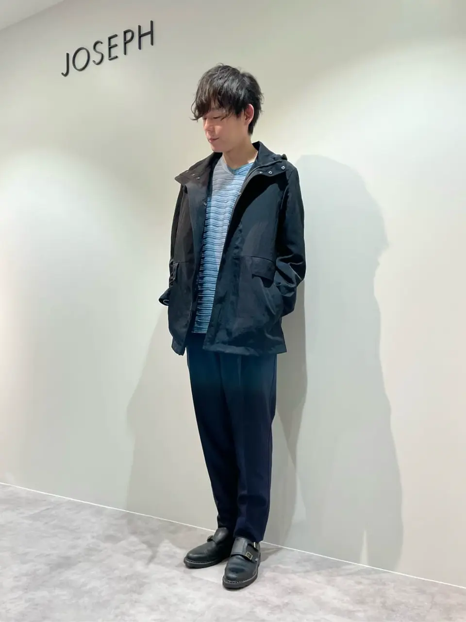 JOSEPH HOMME 佐藤健人 コーディネート画像