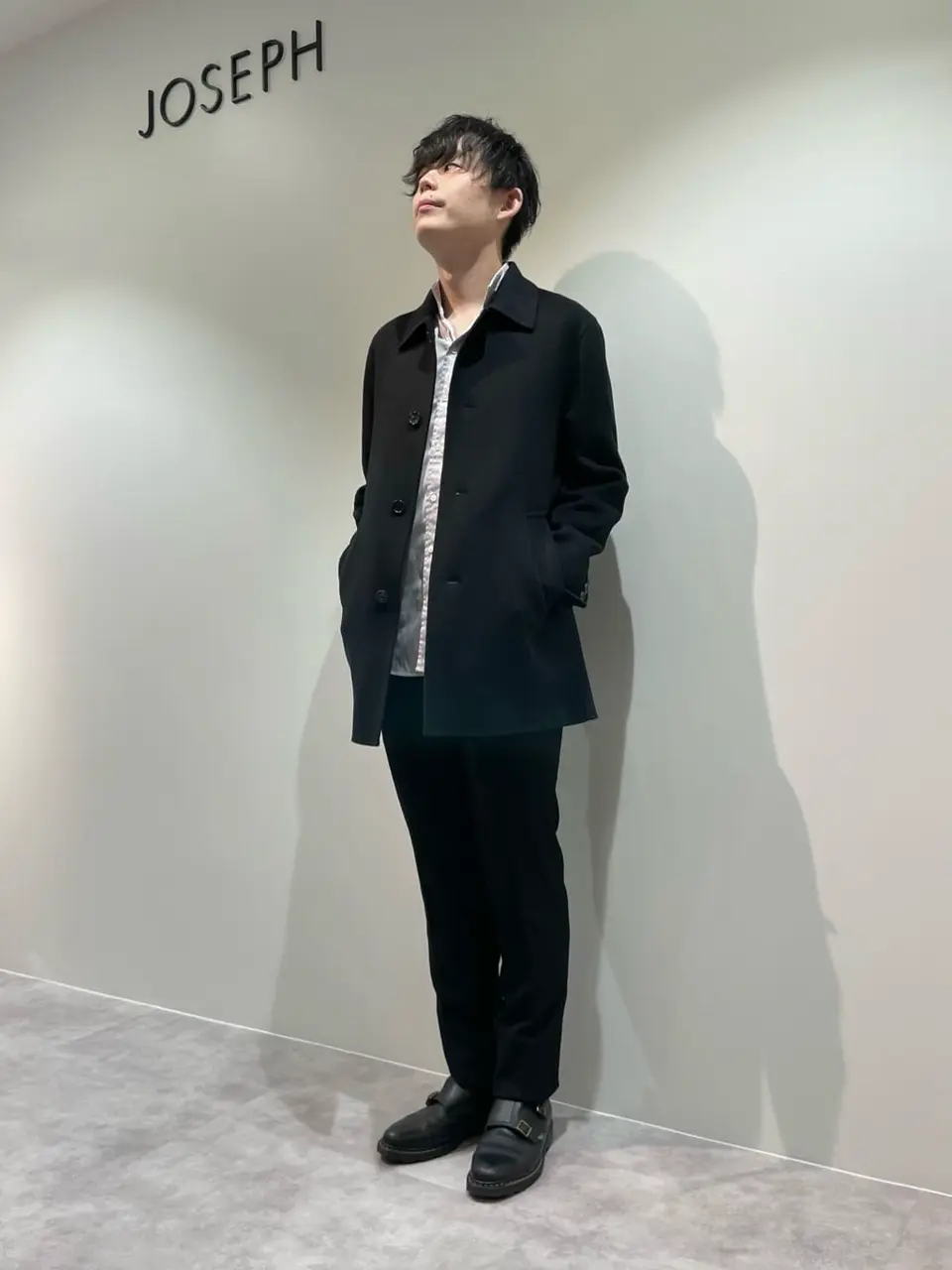 JOSEPH HOMME 佐藤健人 コーディネート画像