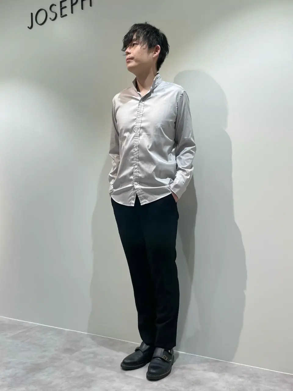 JOSEPH HOMME 佐藤健人 コーディネート画像