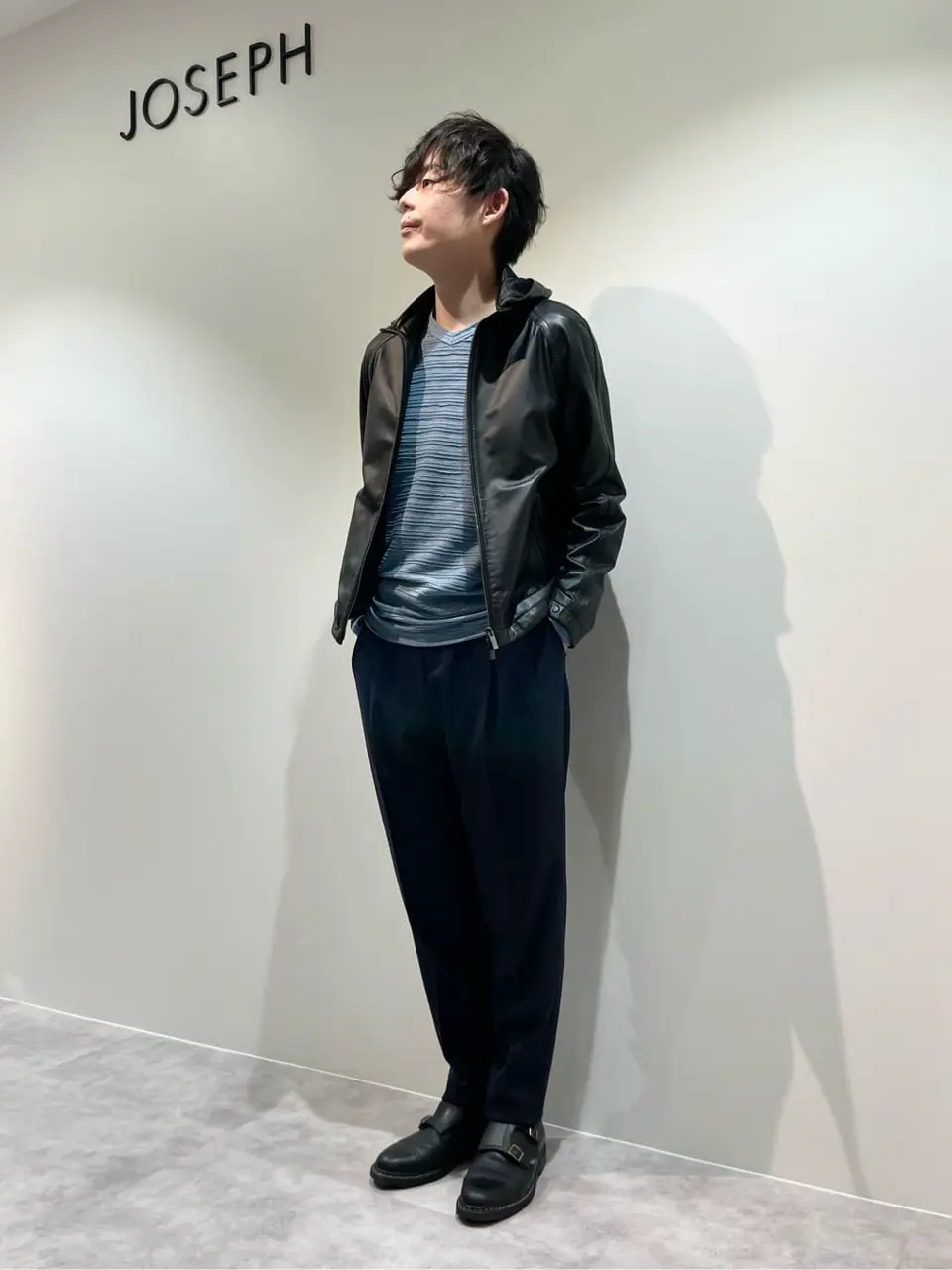 JOSEPH HOMME 佐藤健人 コーディネート画像