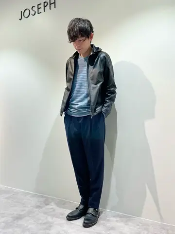 JOSEPH HOMME 佐藤健人 コーディネート画像