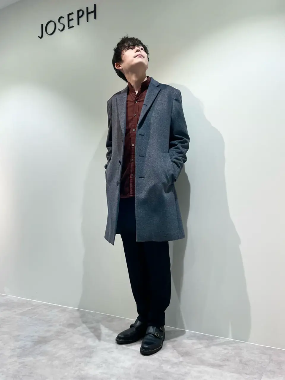 JOSEPH HOMME 佐藤健人 コーディネート画像