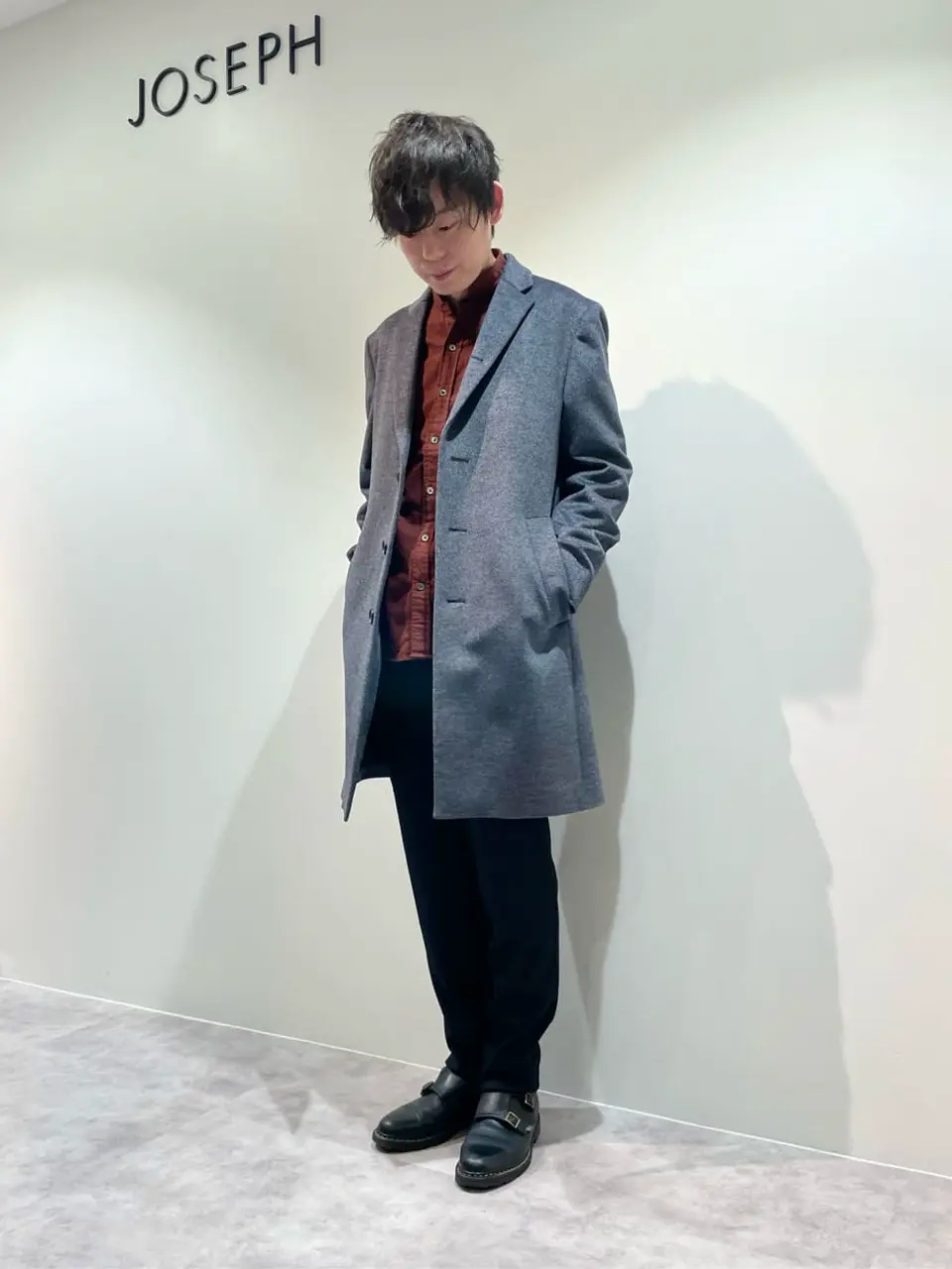 JOSEPH HOMME 佐藤健人 コーディネート画像