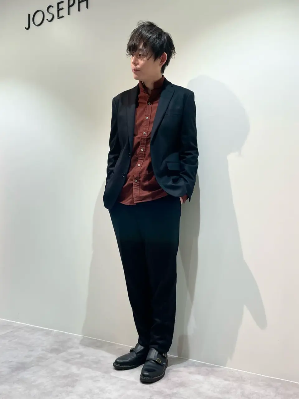 JOSEPH HOMME 佐藤健人 コーディネート画像