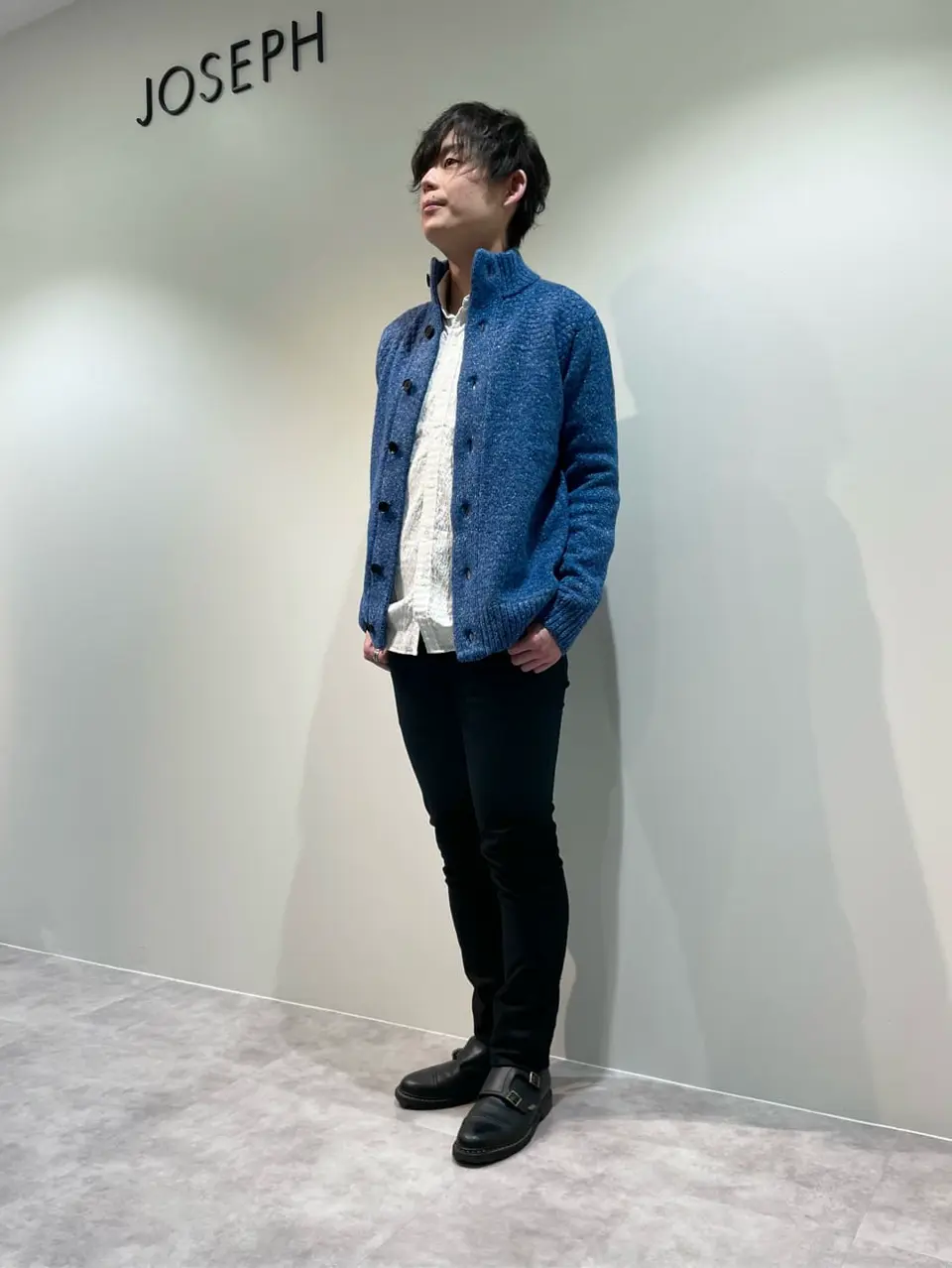 JOSEPH HOMME 佐藤健人 コーディネート画像