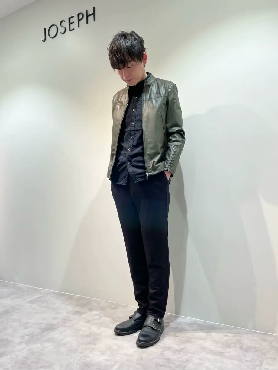 JOSEPH HOMME 佐藤健人 コーディネート画像