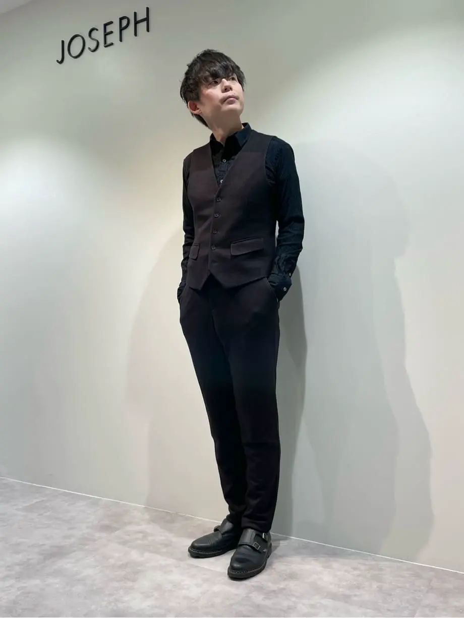 JOSEPH HOMME 佐藤健人 コーディネート画像