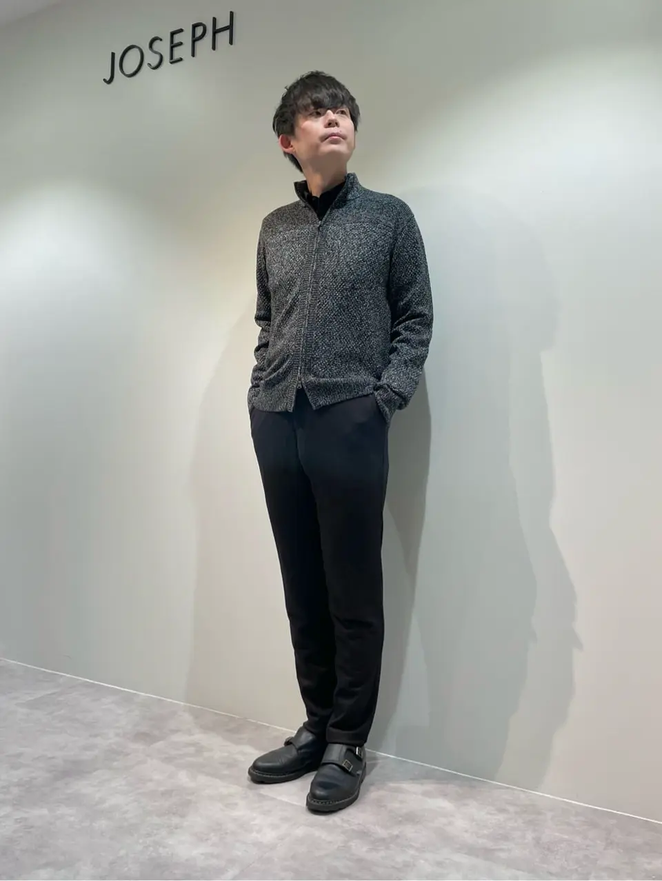 JOSEPH HOMME 佐藤健人 コーディネート画像