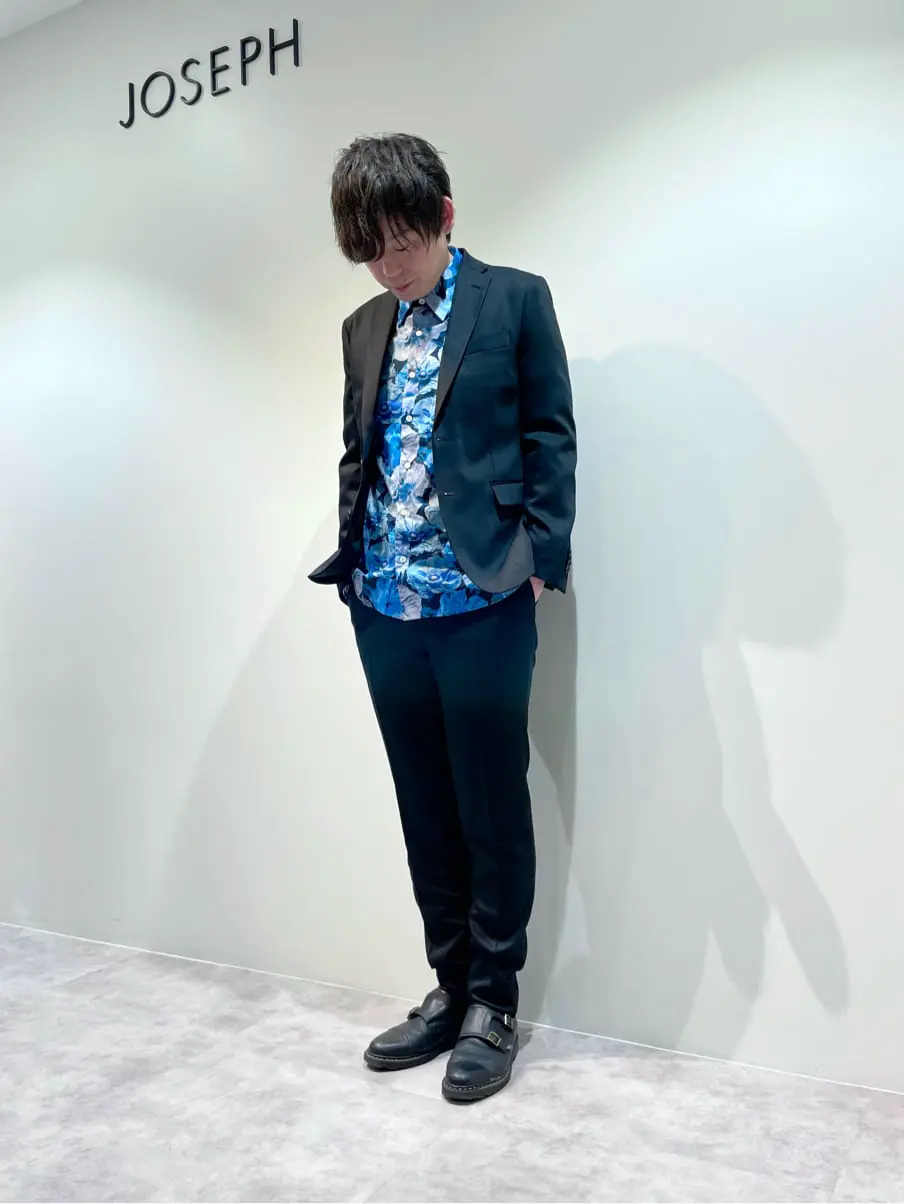 JOSEPH HOMME 佐藤健人 コーディネート画像