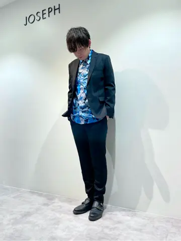 JOSEPH HOMME 佐藤健人 コーディネート画像