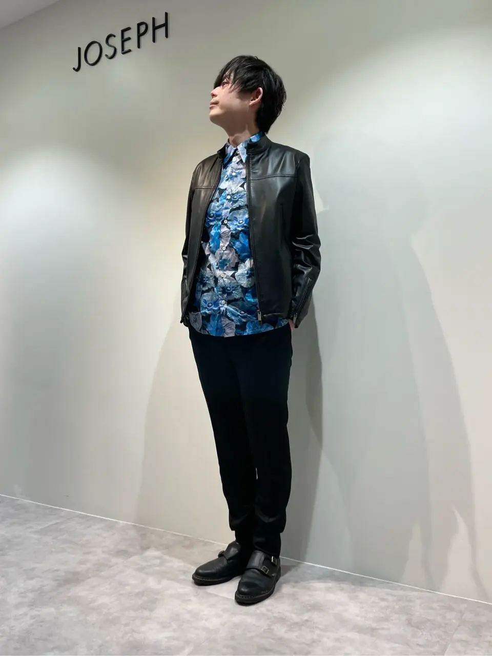 JOSEPH HOMME 佐藤健人 コーディネート画像