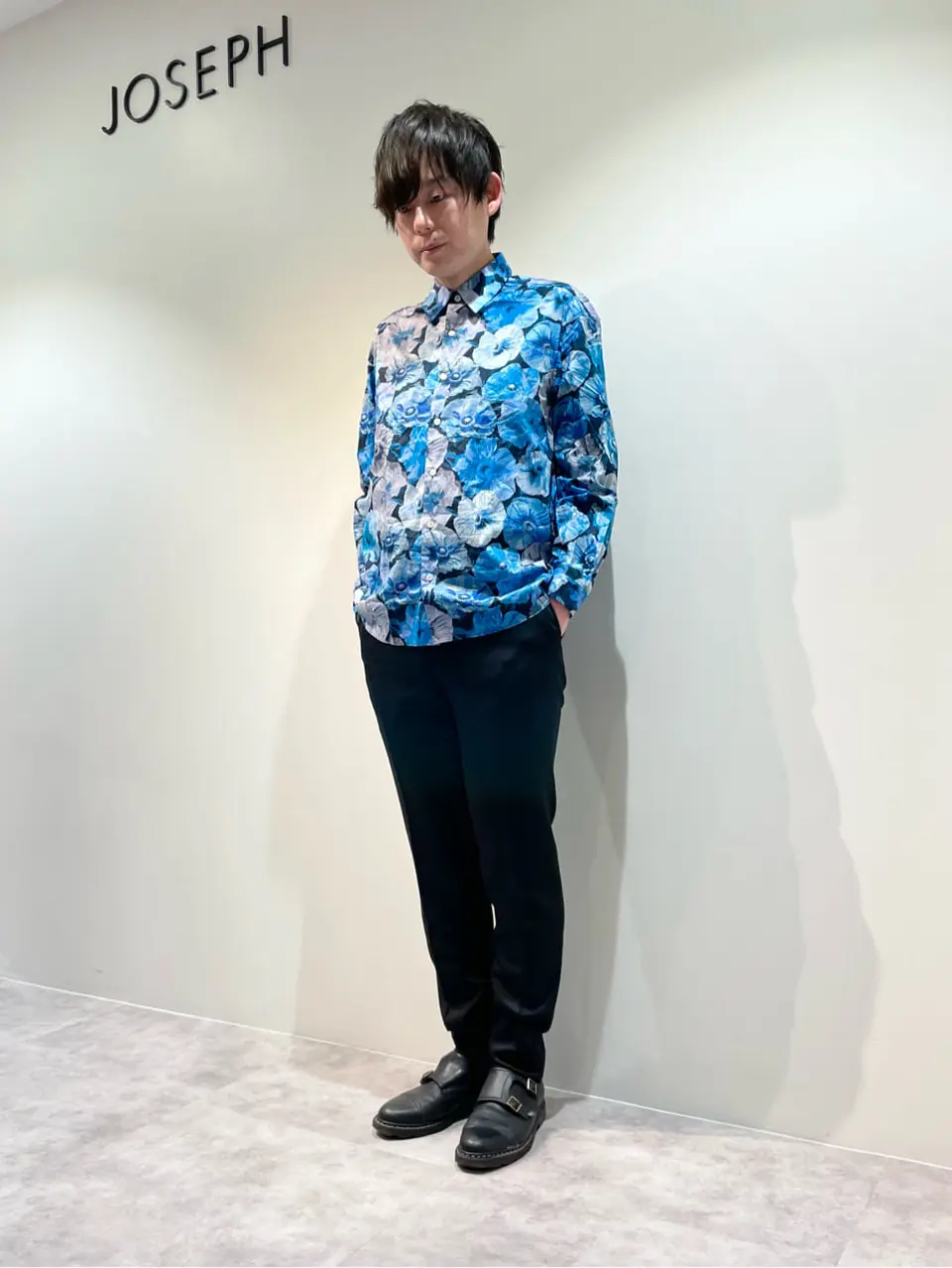 JOSEPH HOMME 佐藤健人 コーディネート画像