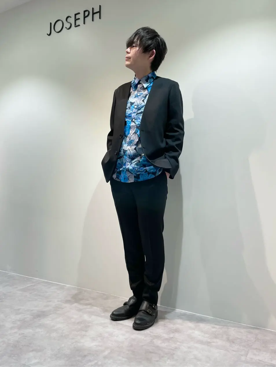 JOSEPH HOMME 佐藤健人 コーディネート画像