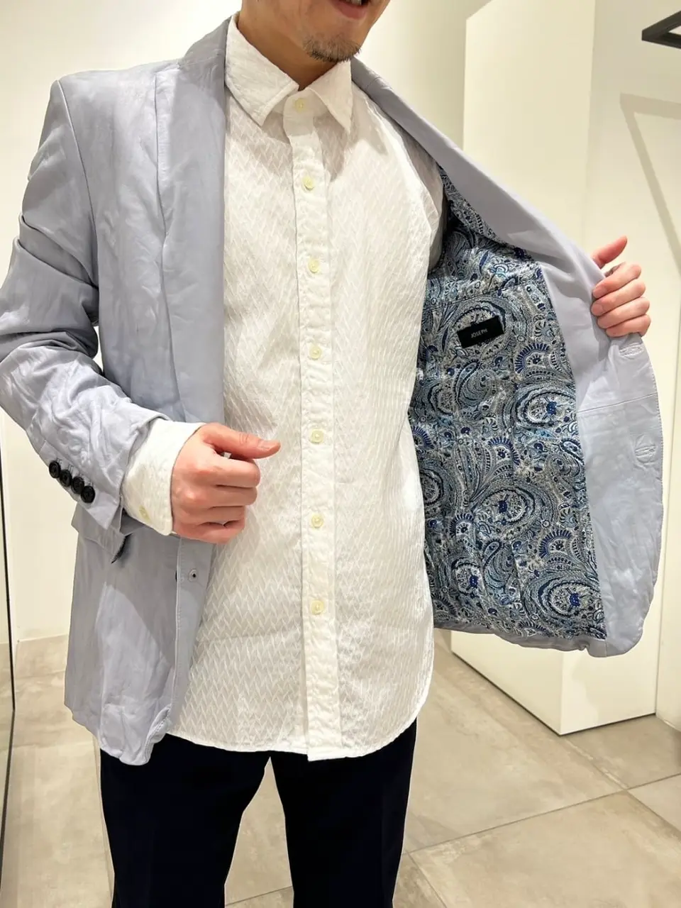 JOSEPH HOMME 鈴木 コーディネート画像